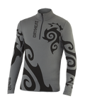 DHtech 400 Sail Maglia Manica Lunga Grafica Uomo – Asfalto/Nero