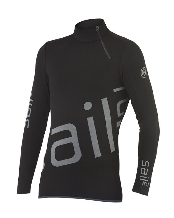 DHtech 400 Sail Maglia Manica Lunga Uomo – Nero/Asfalto