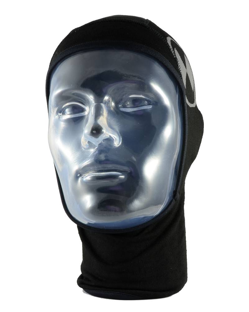 Passamontagna Leggero – Nero/Grigio, dettaglio