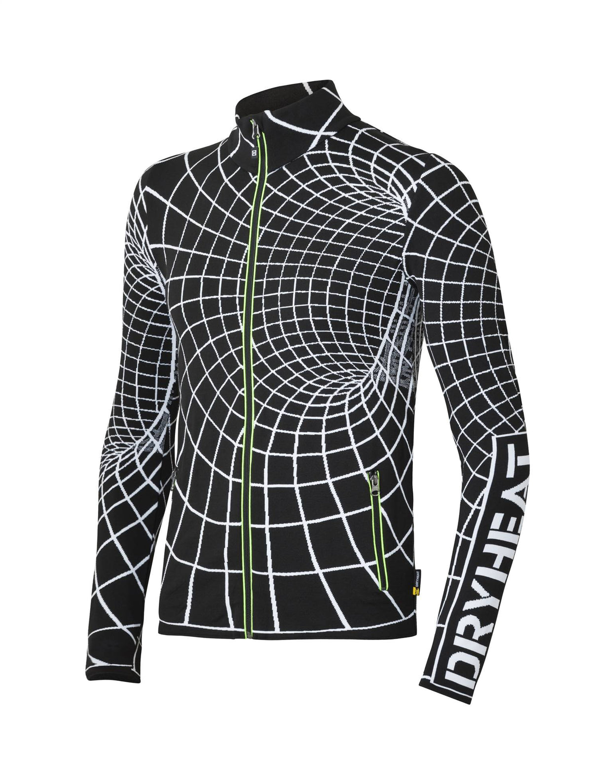 DHtech 400 Tunnel Felpa Termica Uomo – Nero/Bianco