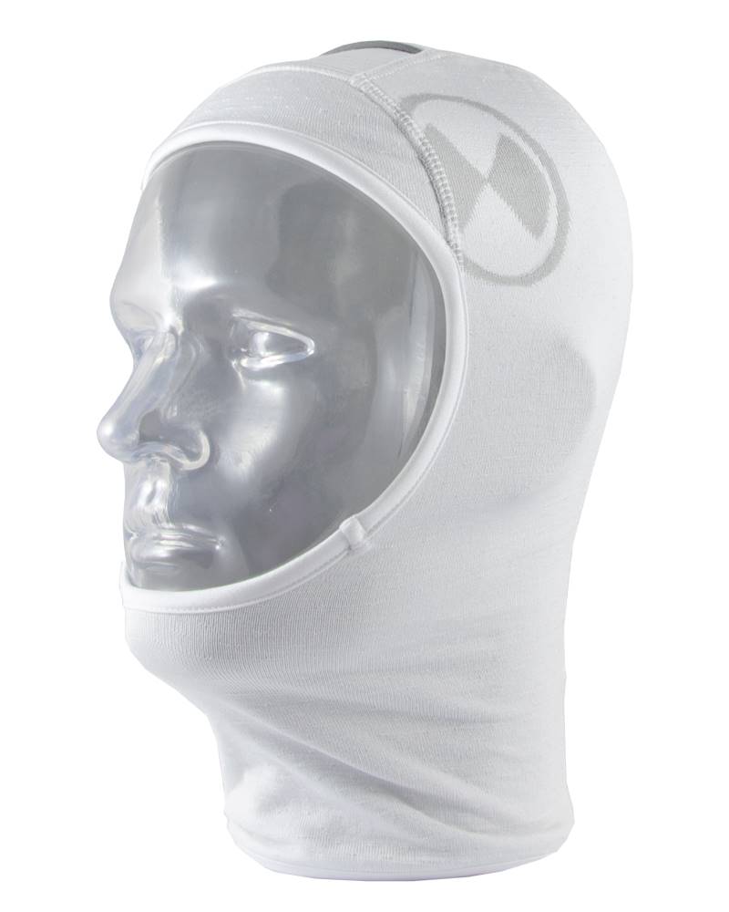 Passamontagna Leggero – Bianco/Grigio