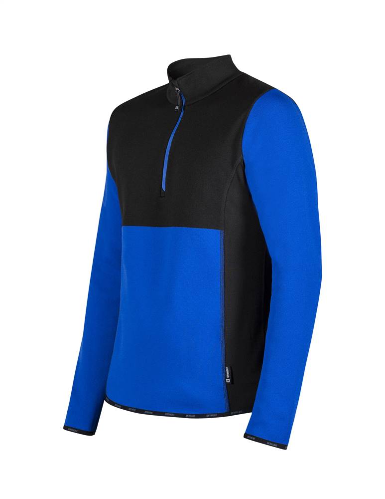 Maglia Termica Zip Corta Uomo, vista laterale
