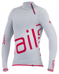 DHtech 400 Sail Men's Long Sleeve Top – Grey/Red