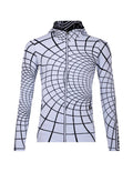 DHtech 400 Tunnel Men's Hoodie – White/Black