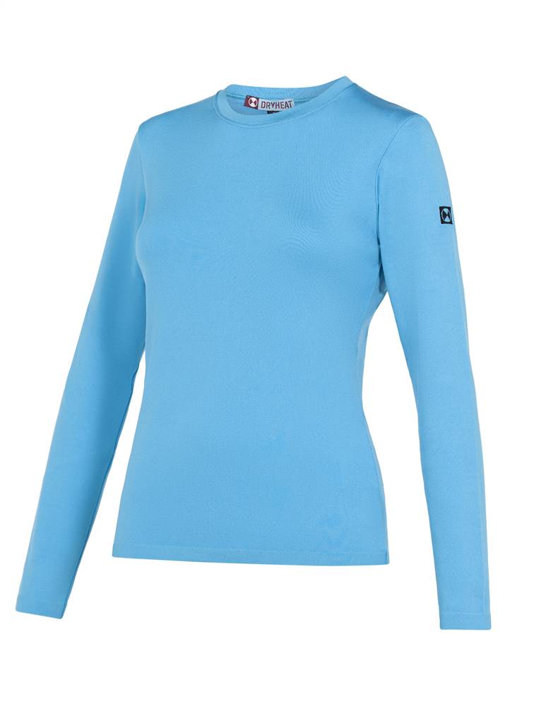DHtech 140 Maglia Manica Lunga Donna – Turchese, vista laterale