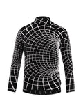 DHtech 400 Tunnel Diagonal-Zip Top – Black/White