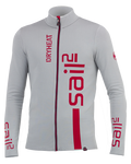DHtech 400 Sail Men's Full-Zip Sweatshirt – Red/Grey