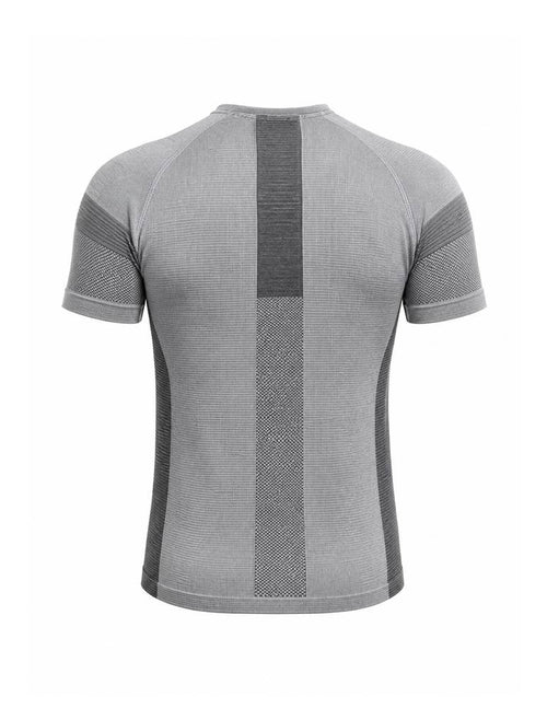 DH Carbontech T-shirt Uomo – Grigio perla/Bianco, vista posteriore
